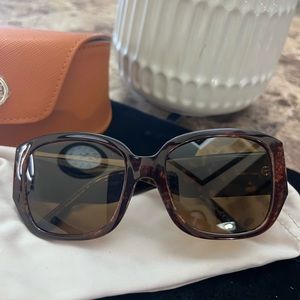Tory Burch brown sunglasses , like new.